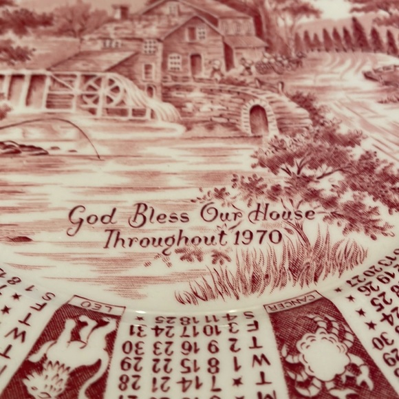 Alfred Meakin god bless our house 1970 plate - Picture 3 of 9